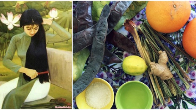 Kinh nghiệm chăm sóc tóc tự nhiên của người xưa