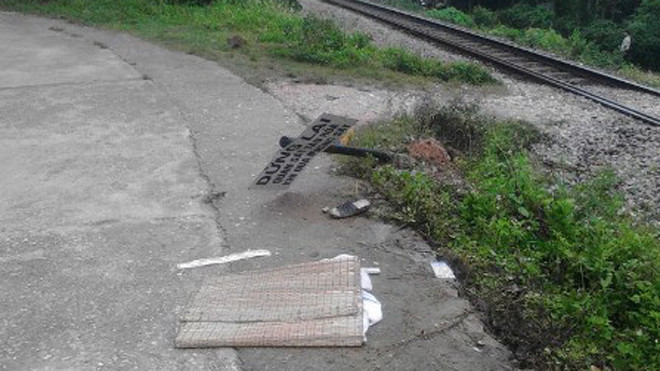 Hiện trường nơi xảy ra vụ tai nạn