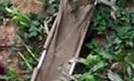 Hiện trường vụ việc. Ảnh: B. Hằng