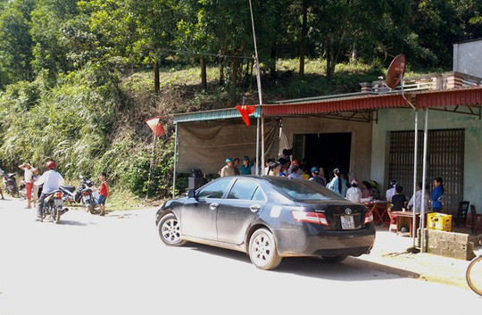 Ngôi nhà xảy ra vụ thảm án. Ảnh: Người lao động.