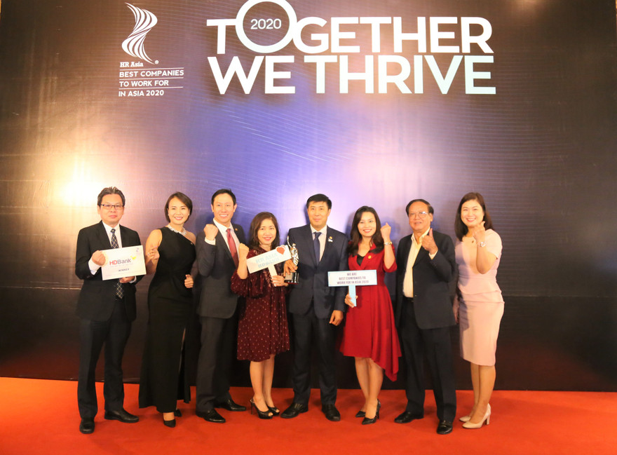 HDBank, ngân hàng Việt Nam duy nhất 3 năm liền vào danh sách ‘Nơi làm việc tốt nhất châu Á