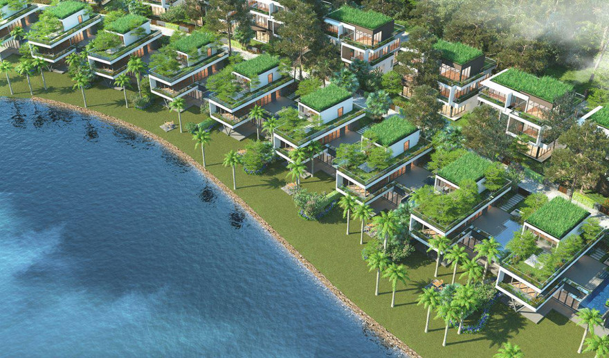 Phối cảnh cụm biệt thự The Legend Villas