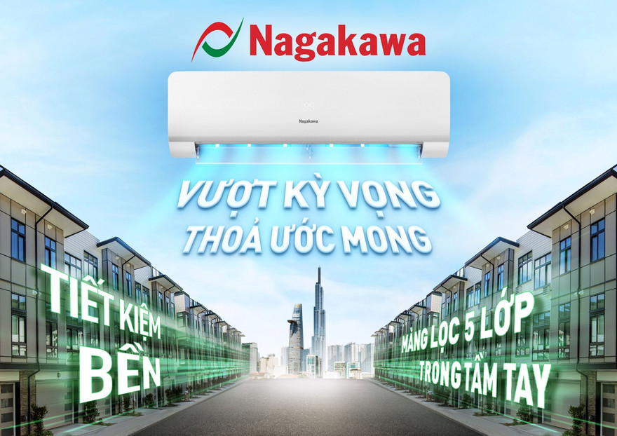Điều hòa Nagakawa chính thức có mặt tại hệ thống Điện Máy Xanh