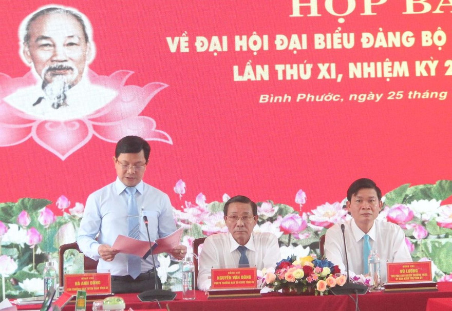 Đại biểu trẻ nhất 23 tuổi dự Đại hội Đảng bộ tỉnh Bình Phước