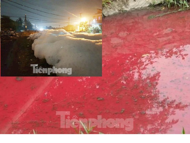 Bình Dương xử lý thủ phạm khiến nước suối đỏ tươi, sủi bọt trắng 