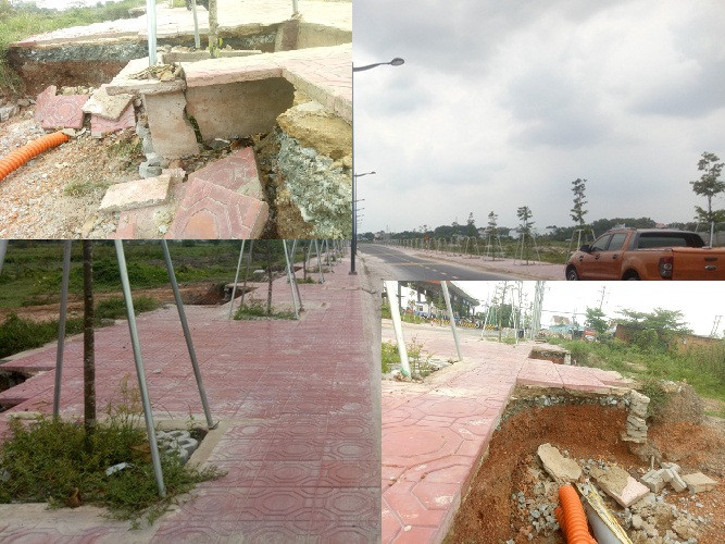 Con đường ‘tơ lụa’ trị giá tiền tỷ vừa xây xong đã lở