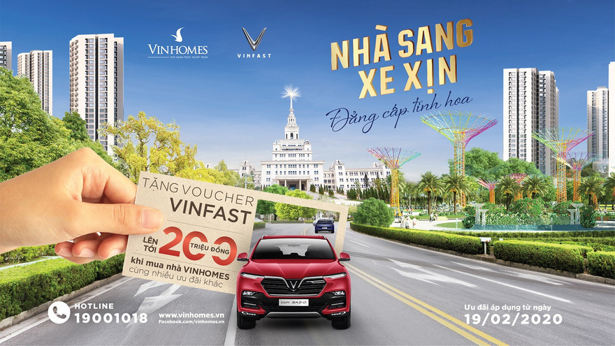 “Nhà sang, xe xịn - đẳng cấp tinh hoa” là chương trình tri ân đặc biệt, khẳng định những ưu đãi riêng có của hệ sinh thái Vingroup