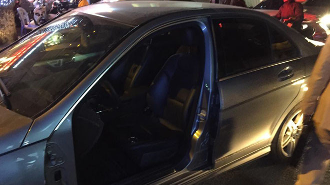 Hiện trường xảy ra vụ tai nạn giao thông. Ảnh N.N