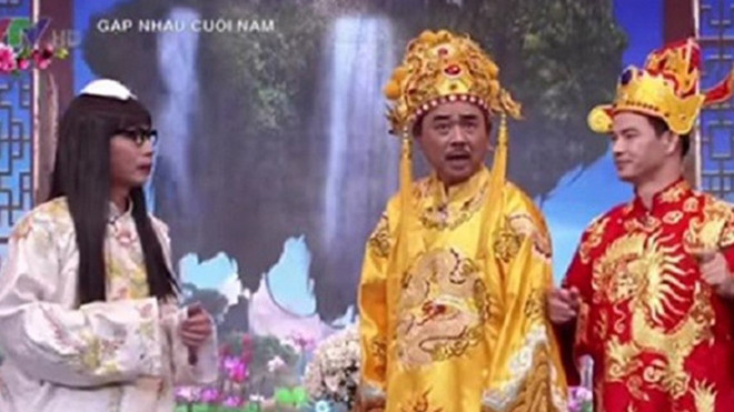 Ngọc Hoàng, Nam Tào, Bắc Đầu trong Táo quân 2017.