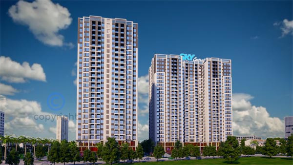 Sky Central - Dự án của Công ty CP Đầu tư và Xây dựng HUD1