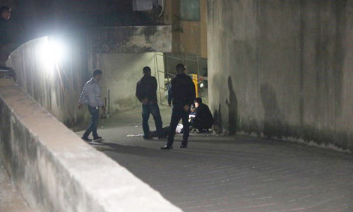 Hiện trường vụ việc.