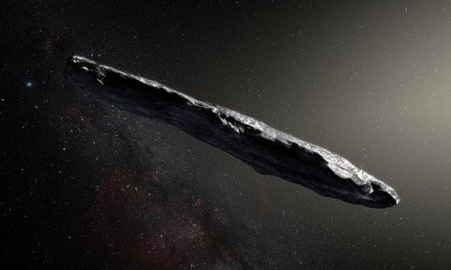 'Oumuamua có thể chứa băng trong lõi. Ảnh: NASA.
