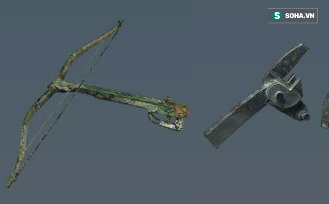 Một số loại vũ khí được tìm thấy trong lăng mộ. Ảnh: Pinterest