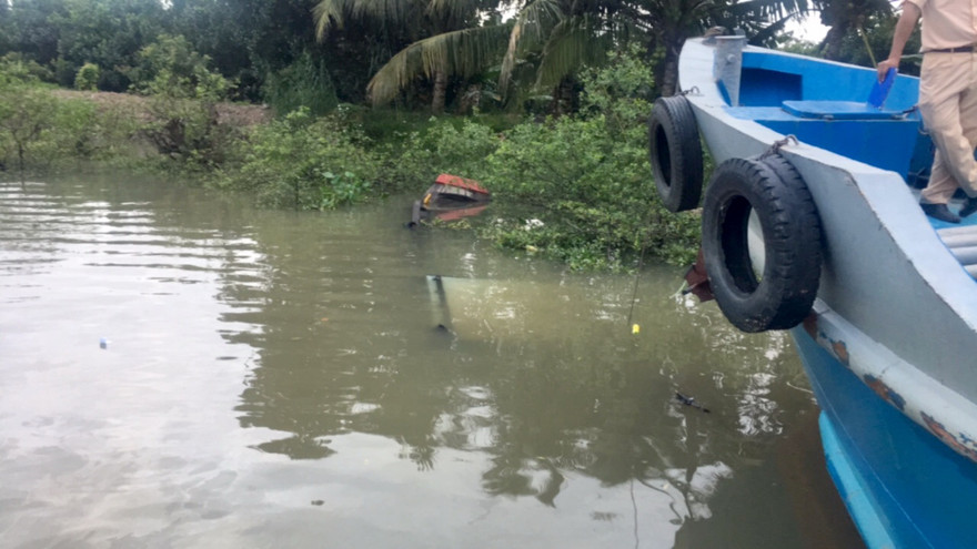 Hiện trường vụ tai nạn. ẢNH: ĐỨC THỊNH