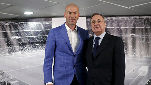 Cả Chủ tịch Perez lẫn HLV Zidane đều muốn nâng cấp đội hình cho Real