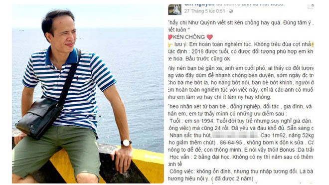 Tranh luận nảy lửa chuyện kén chồng trên Facebook