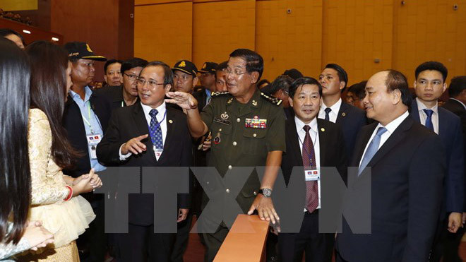 Thủ tướng Campuchia biết ơn sự hy sinh của Việt Nam