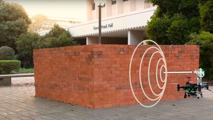 Máy bay không người lái có khả năng nhìn xuyên tường và tạo ảnh 3D bằng sóng Wi-Fi. (Ảnh: IFL Science).