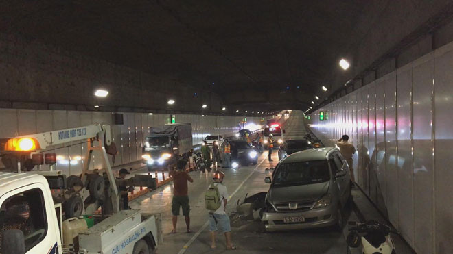 Hiện trường tai nạn.