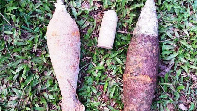 Hiểm họa bom mìn sót lại sau chiến tranh tại TT-Huế luôn rình rập đe dọa tính mạng con người. 