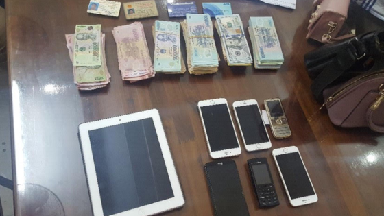 Tang vật vụ án (Ảnh do công an cung cấp)