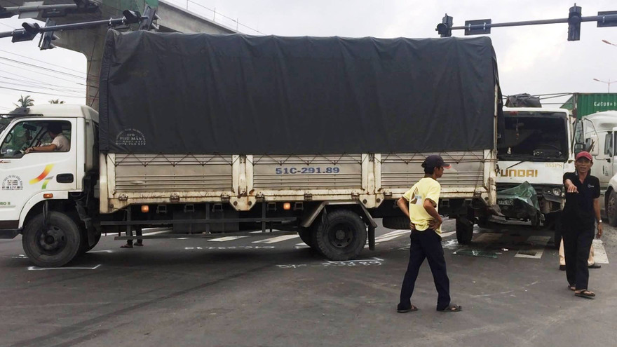 Hiện trường tai nạn.