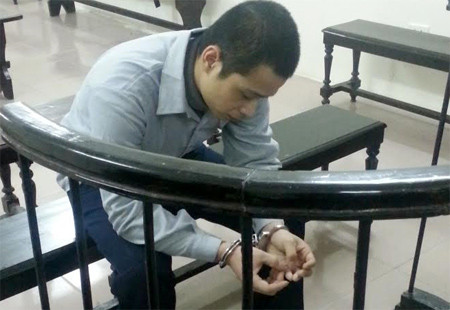 Kẻ suýt thiêu cháy vợ Nguyễn Anh Tuấn. Ảnh: Việt Dũng.