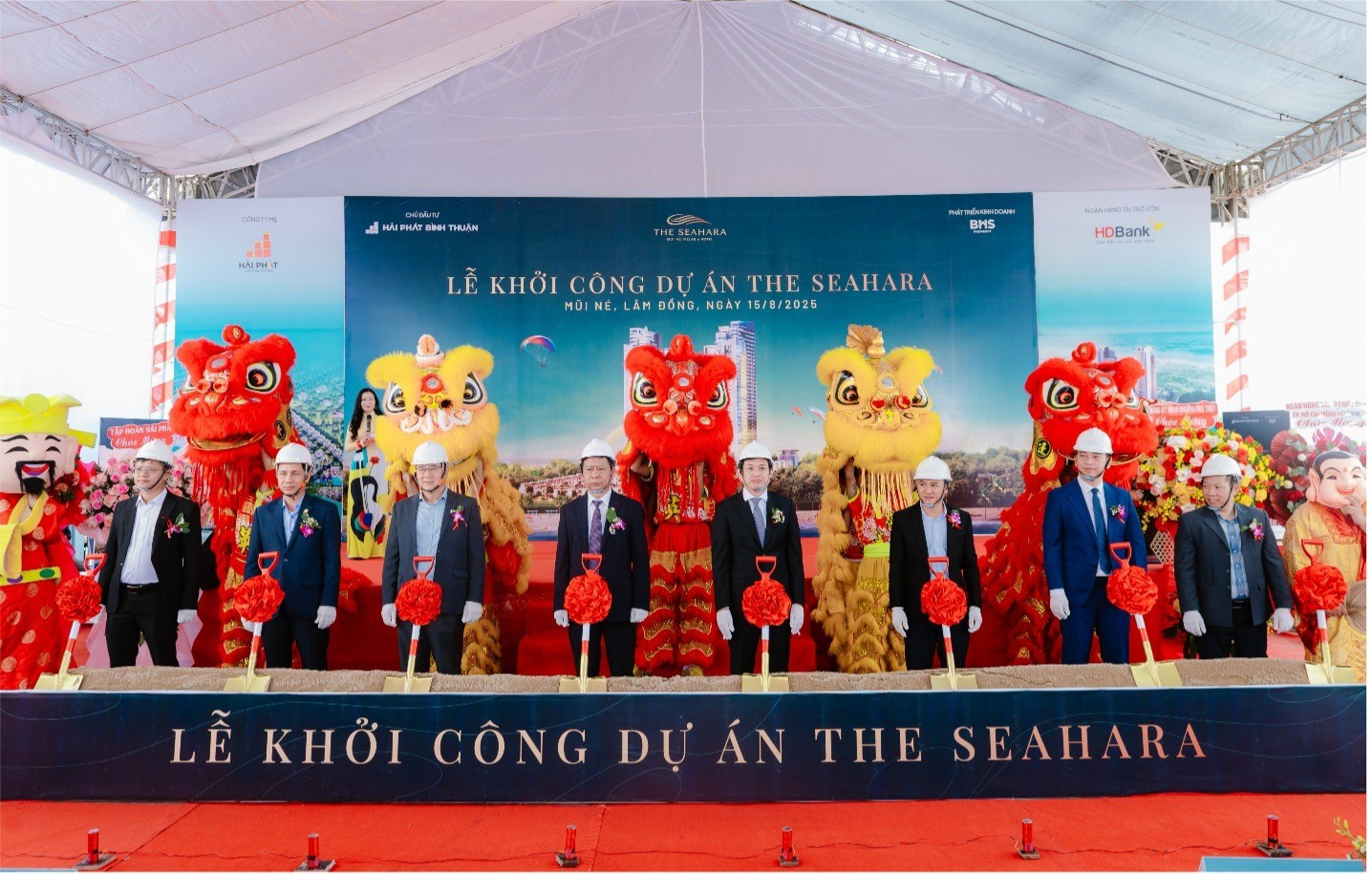 Chủ đầu tư Hải Phát - Bình Thuận chính thức khởi công dự án nghỉ dưỡng ven biển Mũi Né