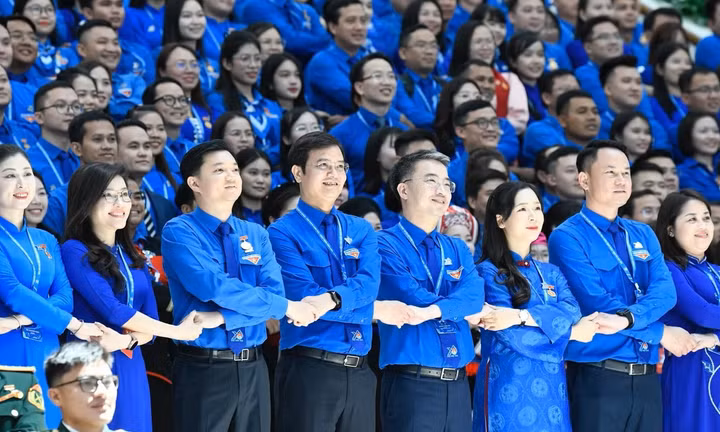 Toàn cảnh hội nghị kết nối hơn 1 triệu cán bộ, đoàn viên học tập Nghị quyết Đại hội Đoàn XIII