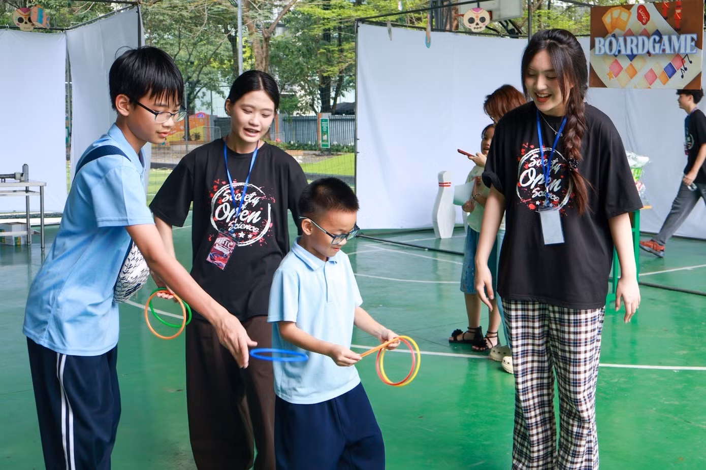 Khu Trò chơi lý tưởng cho hoạt động gắn kết gia đình dịp cuối tuần.