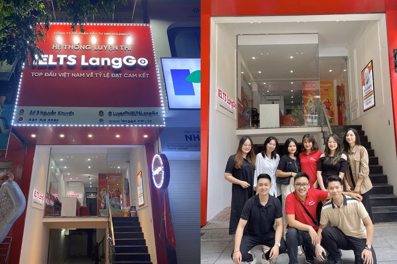 Cơ sở Nguyễn Khuyến - Hà Đông thuộc Hệ thống luyện thi IELTS LangGo.