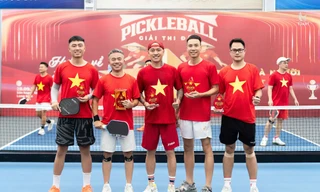 Hơn 500 triệu quyên góp từ thiện tại giải Pickleball hướng về đồng bào lũ lụt