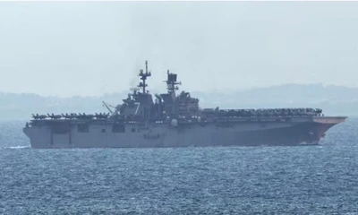 Phát hiện tàu chở hàng ngàn lính thuỷ đánh bộ Mỹ tới Trung Đông