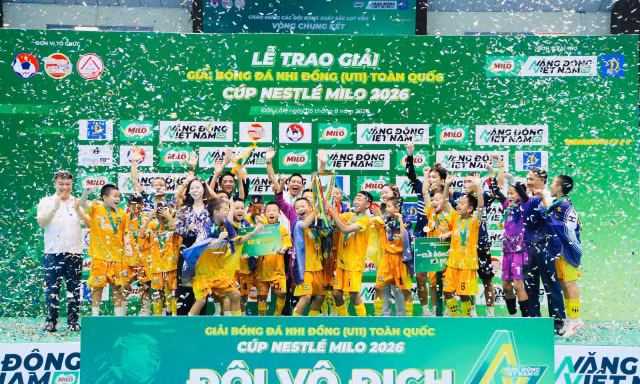 CLB Hà Nội lần đầu vô địch Giải bóng đá U11 toàn quốc 