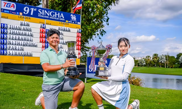 Nguyễn Tuấn Anh vô địch Singha Thailand Amateur Open 2025.