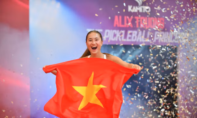Tay vợt Việt kiều Alix Trương gia nhập đội pickleball cùng Lý Hoàng Nam