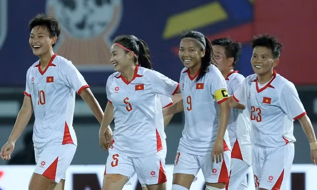 HIGHLIGHTS nữ Indonesia 0-7 nữ Việt Nam: Hiên ngang vào bán kết 