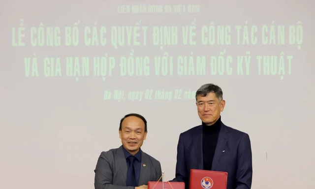 VFF gia hạn hợp đồng với Giám đốc kỹ thuật người Nhật Bản