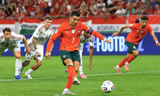 Bồ Đào Nha thắng nhọc Hungary 3-2 trong ngày Ronaldo lập kỷ lục