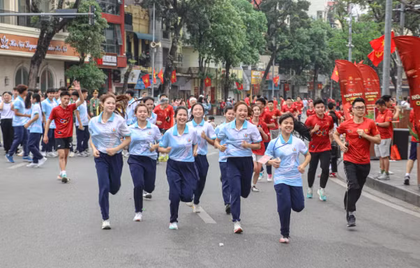 Hơn 1,3 triệu người trên cả nước tham gia Ngày chạy Olympic 2026, Vì sức khỏe toàn dân, Vì an ninh Tổ quốc