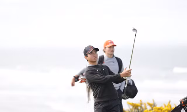 Nguyễn Anh Minh lập kỷ lục 61 gậy, dẫn đầu Bandon Dunes Championship 2026