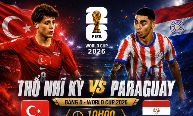 Trực tiếp Thổ Nhĩ Kỳ vs Paraguay, 10h00 ngày 20/6: Không còn đường lùi
