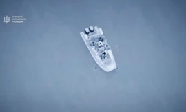 Ukraine tung video phá hủy tàu tuần tra Nga ở Biển Đen