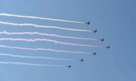 Hàng loạt máy bay quân sự mới xuất hiện trong lễ duyệt binh Trung Quốc