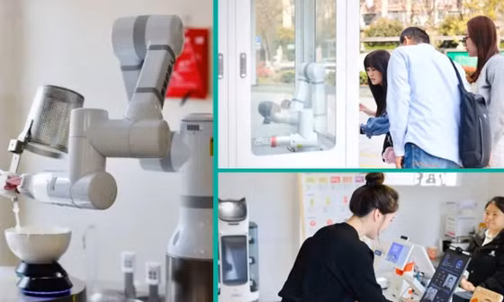 Trải nghiệm nhà hàng robot AI của Trung Quốc