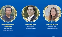 Ba nhà khoa học trẻ vào đề cử 'Gương mặt trẻ Việt Nam tiêu biểu' 2025