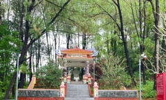 Di tích địa điểm mai táng bà Hoàng Thị Loan hoàn thành tu bổ, tôn tạo