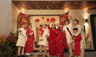 Sau 12 năm làm sáng tạo nội dung, Trinh Phạm ra mắt MV Tết đầu tiên cùng gia đình