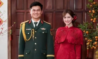 Gia thế chồng quân nhân mới được Hòa Minzy công khai 'gây sốt' mạng xã hội