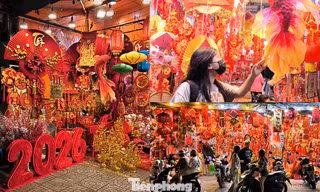 Nhộn nhịp không khí mua sắm Tết trên các tuyến đường tại TP. HCM